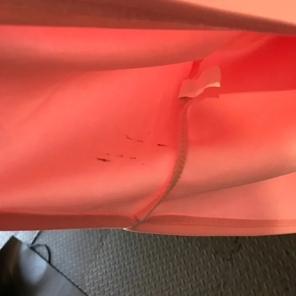 Pink Cold Shoulder Bodycon Dress with Short Ruffle Sleeves (Women’s Size XXL) - Picture 3 of 4